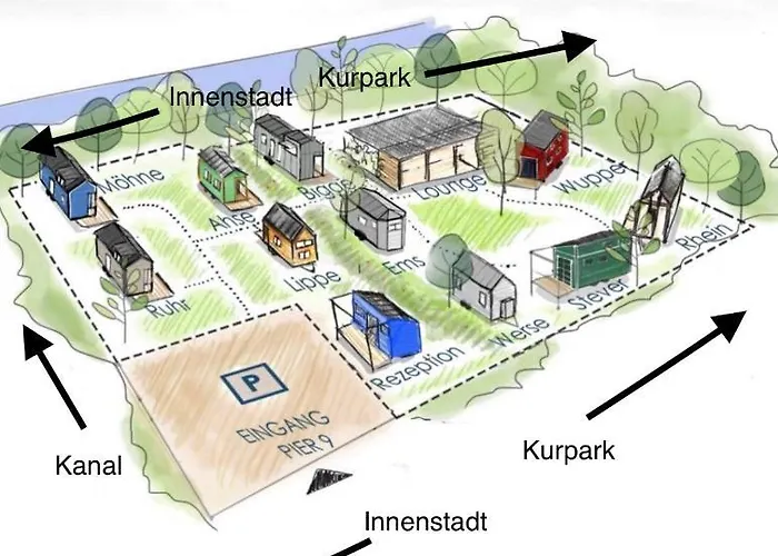 Tiny House Wupper im PIER9 Tiny House Hotel